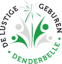 Logo van De Lustige Geburen, kermis comité uit Denderbelle